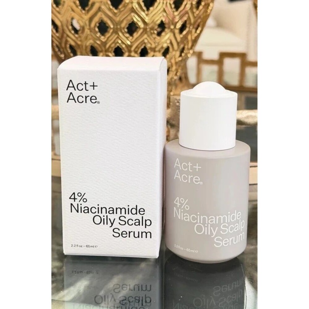 New Act+Acre 4% Niacinamide Oily Scalp Serum 2.2 oz